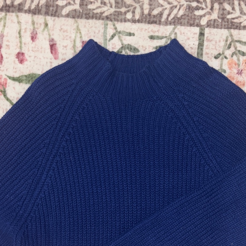 Hollister Royal Blue Turtleneck Sweater
